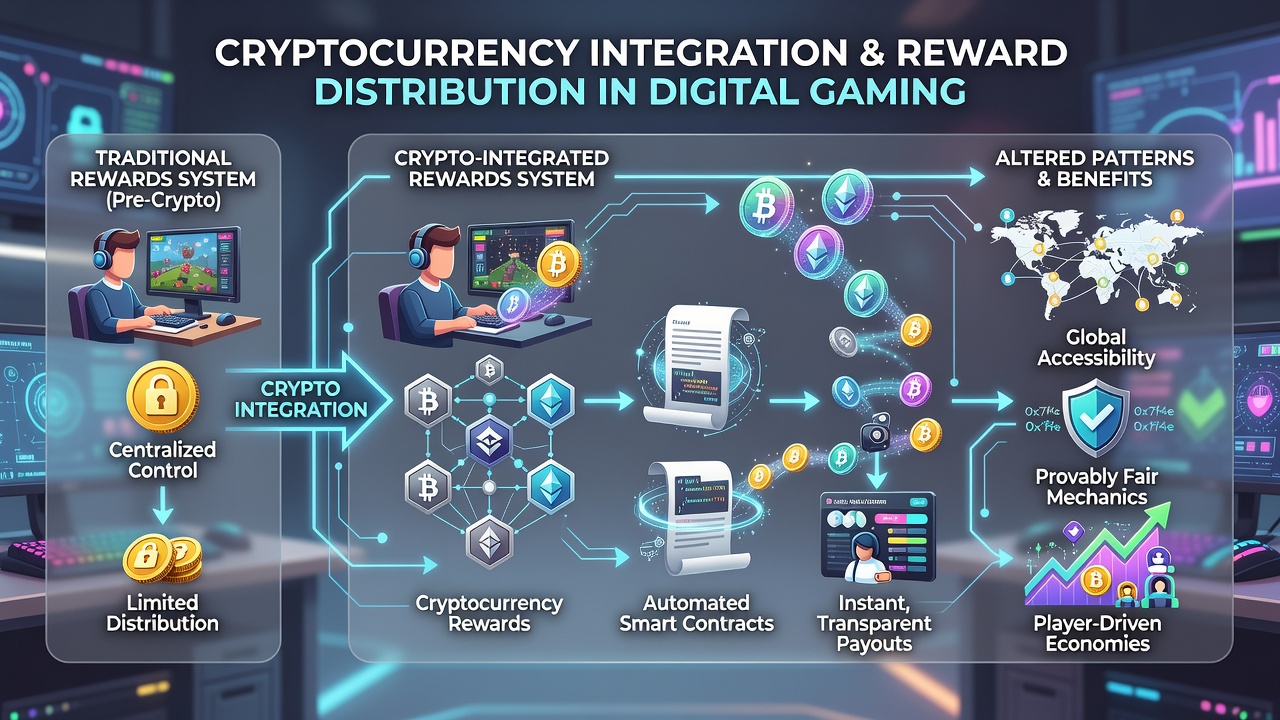 Players interacting with tokenized rewards and in-game economy dashboards